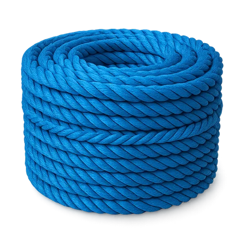 Канат полипропиленовый тросовой свивки 3-х прядный 20 мм